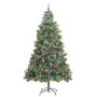Árbol de Navidad artificial Verde 240 cm PVC y Metal