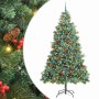 Árbol de Navidad artificial Verde 240 cm PVC y Metal