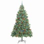 Árbol de Navidad artificial Verde 240 cm PVC y Metal