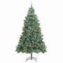 Árbol de Navidad artificial Verde 240 cm PVC y Metal