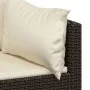 Garden corner sofas with cushions 2 units brown synthetic rattan by vidaXL, Outdoor sofas - Ref: Foro24-319758, Price: 154,09...