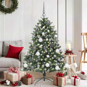 Árbol de Navidad artificial con 150 LED Verde 85 x 85 x 120 cm