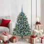 Árbol de Navidad artificial con 150 LED Verde 85 x 85 x 120 cm
