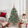 Árbol de Navidad artificial con 150 LED Verde 85 x 85 x 120 cm