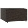 4-teiliges Gartenmöbel-Set und braune synthetische Rattankissen von vidaXL, Outdoor-Sofas - Ref: Foro24-319749, Preis: 360,71...