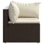 Garden corner sofas and cushions 2 pcs brown synthetic rattan by vidaXL, Outdoor sofas - Ref: Foro24-319746, Price: 150,71 €,...