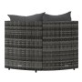 Corner garden sofas with 2 synthetic rattan gray cushions by vidaXL, Outdoor sofas - Ref: Foro24-319774, Price: 159,91 €, Dis...