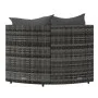 Corner garden sofas with 2 synthetic rattan gray cushions by vidaXL, Outdoor sofas - Ref: Foro24-319774, Price: 157,94 €, Dis...