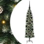 Árbol Navideño Artificial Delgado con 150 LED verde y 120 cm