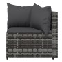 Corner garden sofas with 2 synthetic rattan gray cushions by vidaXL, Outdoor sofas - Ref: Foro24-319774, Price: 159,91 €, Dis...