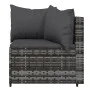 Corner garden sofas with 2 synthetic rattan gray cushions by vidaXL, Outdoor sofas - Ref: Foro24-319774, Price: 157,94 €, Dis...