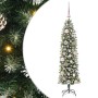 Árbol Navideño Artificial Delgado con 150 LED verde y 120 cm