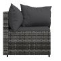 Corner garden sofas with 2 synthetic rattan gray cushions by vidaXL, Outdoor sofas - Ref: Foro24-319774, Price: 159,91 €, Dis...