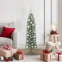Árbol Navideño Artificial Delgado con 150 LED verde y 120 cm