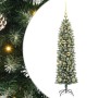 Árbol Navideño Artificial Delgado con 150 LED verde y 120 cm