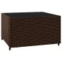 3-piece garden furniture set and brown synthetic rattan cushions by vidaXL, Outdoor sofas - Ref: Foro24-319747, Price: 210,12...