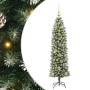 Árbol Navideño Artificial Delgado con 150 LED verde y 150 cm