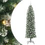 Árbol Navideño Artificial Delgado con 300 LED verde y 240 cm