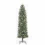 Árbol Navideño Artificial Delgado con 300 LED verde y 240 cm