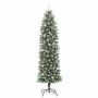 Árbol Navideño Artificial Delgado con 300 LED verde y 240 cm