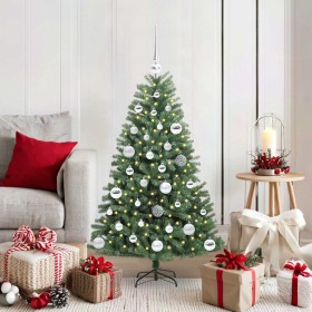Árbol de Navidad artificial con ramas articuladas Verde 120 cm