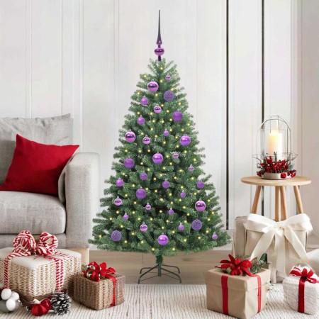 Árbol de Navidad artificial con ramas articuladas Verde 120 cm