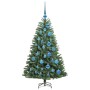 Árbol de Navidad artificial con ramas articuladas Verde 120 cm