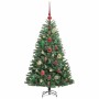 Árbol de Navidad artificial con ramas articuladas Verde 120 cm