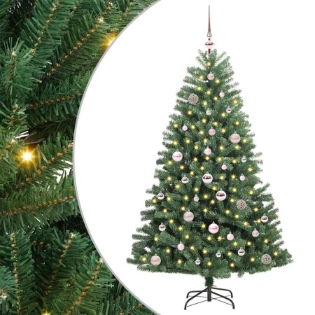 Árbol de Navidad artificial con ramas articuladas Verde 150 cm