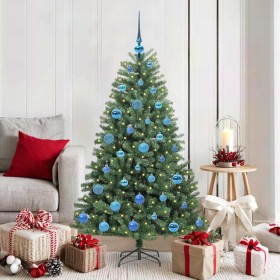 Árbol de Navidad artificial con ramas articuladas Verde 150 cm