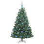 Árbol de Navidad artificial con ramas articuladas Verde 150 cm