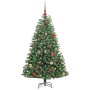 Árbol de Navidad artificial con ramas articuladas Verde 150 cm
