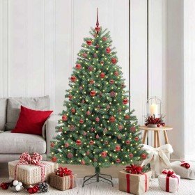 Árbol de Navidad artificial con ramas articuladas Verde 180 cm