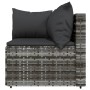 4-piece garden furniture set and gray synthetic rattan cushions by vidaXL, Outdoor sofas - Ref: Foro24-319765, Price: 321,55 ...