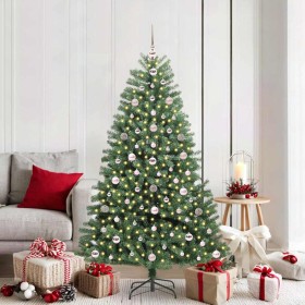 Árbol de Navidad artificial con ramas articuladas Verde 180 cm