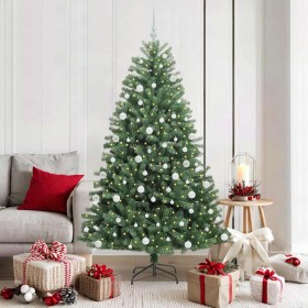 Árbol de Navidad artificial con ramas articuladas Verde 180 cm