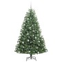 Árbol de Navidad artificial con ramas articuladas Verde 180 cm