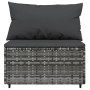 4-piece garden furniture set and gray synthetic rattan cushions by vidaXL, Outdoor sofas - Ref: Foro24-319765, Price: 321,55 ...