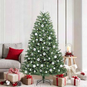 Árbol de Navidad artificial con ramas articuladas Verde 180 cm