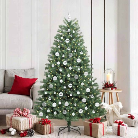 Árbol de Navidad artificial con ramas articuladas Verde 180 cm