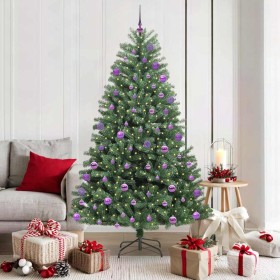 Árbol de Navidad artificial con ramas articuladas Verde 180 cm