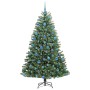 Árbol de Navidad artificial con ramas articuladas Verde 180 cm