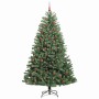Árbol de Navidad artificial con ramas articuladas Verde 210 cm