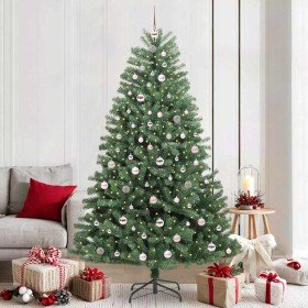Árbol de Navidad artificial con ramas articuladas Verde 210 cm