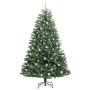 Árbol de Navidad artificial con ramas articuladas Verde 210 cm