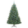 Árbol de Navidad artificial con ramas articuladas Verde 210 cm