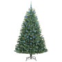 Árbol de Navidad artificial con ramas articuladas Verde 210 cm