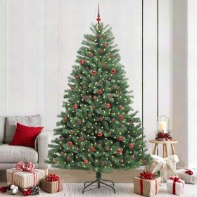 Árbol de Navidad artificial con ramas articuladas Verde 240 cm