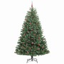 Árbol de Navidad artificial con ramas articuladas Verde 240 cm