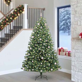 Árbol de Navidad artificial con ramas articuladas Verde 240 cm